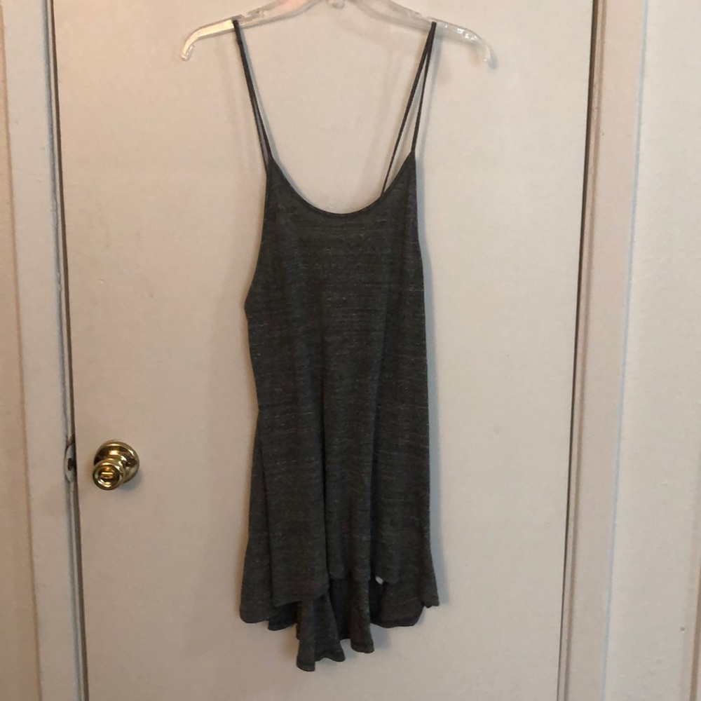 Simple, light gray dress